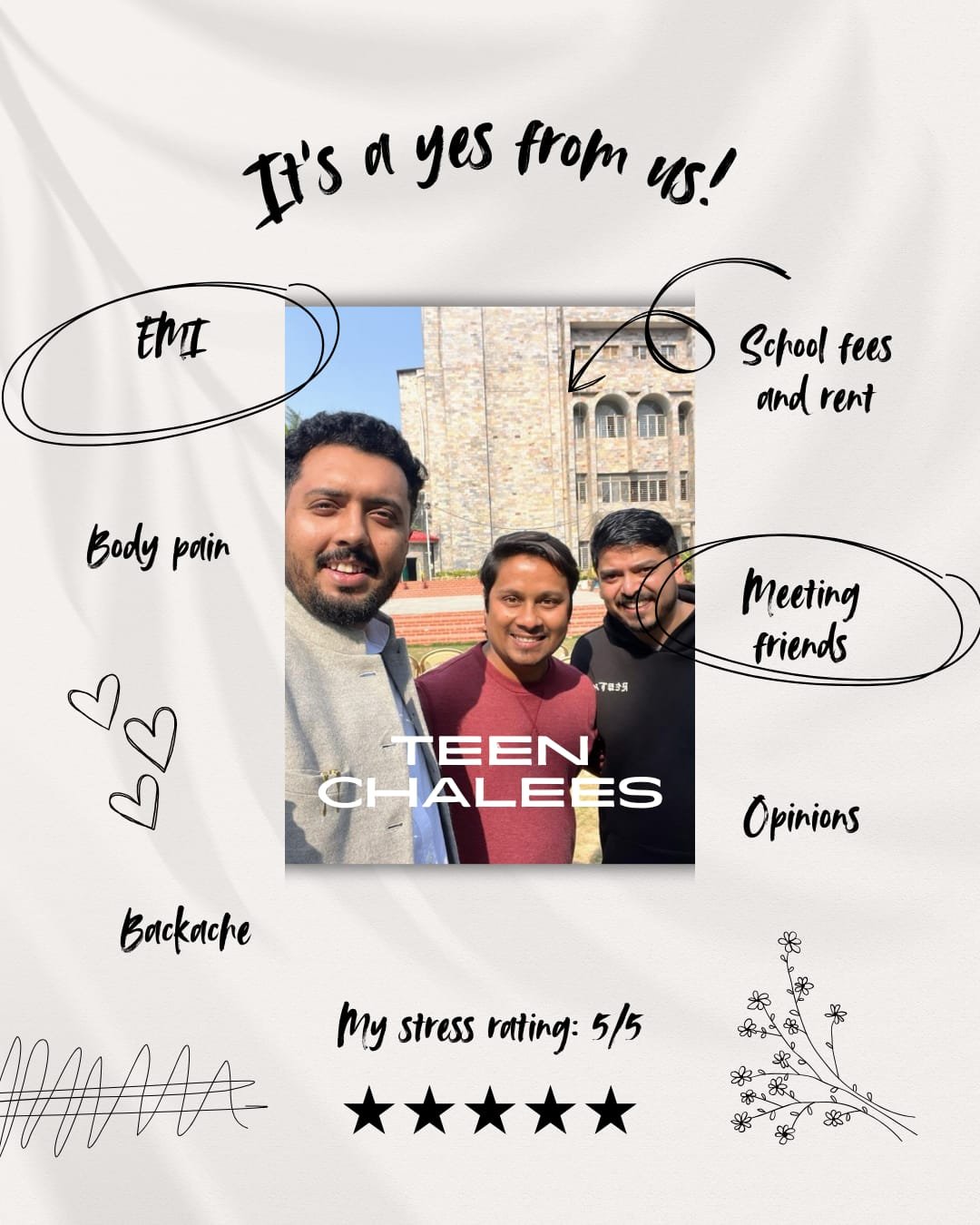 Teen Chaalis Vibe Collage